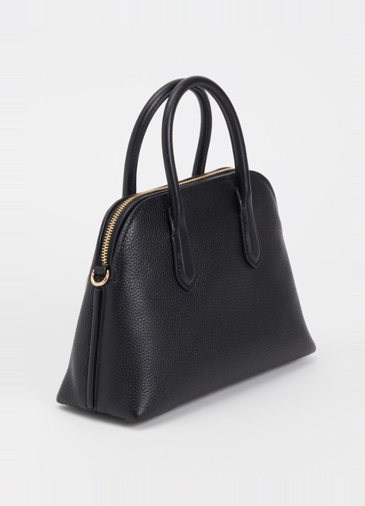 Michael Kors Freddie Medium handtas met tasbedel en afneembare schouderriem - achterkant 5 zwart