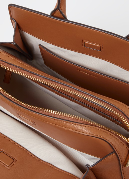 Michael Kors Handtas met logoprint en afneembare schouderriem - detail 2 cognac