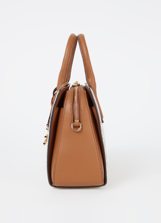 Michael Kors Handtas met logoprint en afneembare schouderriem - detail 3 cognac