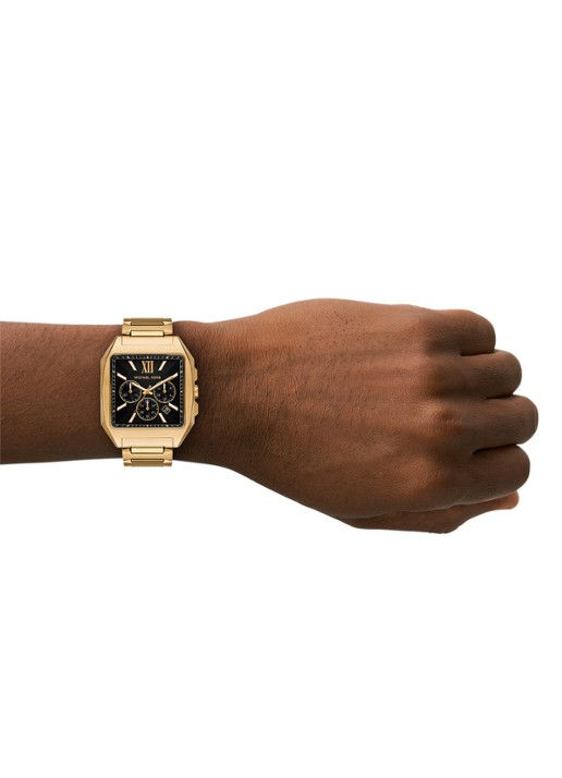 Michael Kors Hayes horloge MK9281 - detail 5 goud