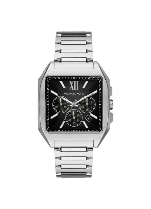 Michael Kors Hayes horloge MK9283 - voorkant 5 zilver