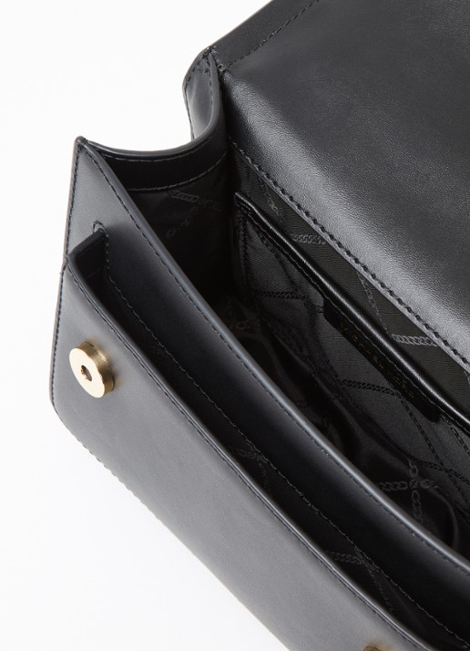 Michael Kors Heather Large schoudertas met logoprint - detail 4 zwart