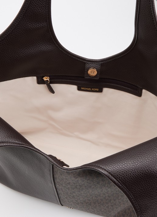 Michael Kors Henly Large shopper met logoprint - detail 2 chocoladebruin