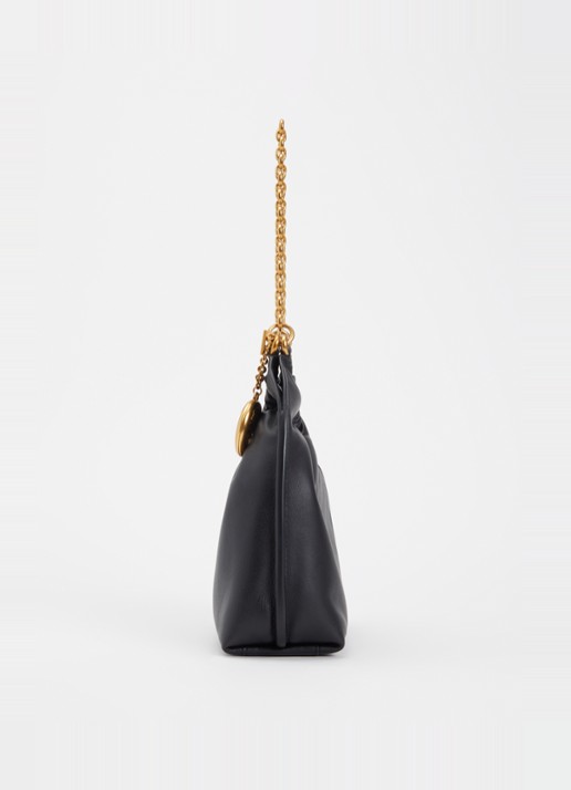 Michael Kors Indie Medium schoudertas met logo - detail 4 zwart