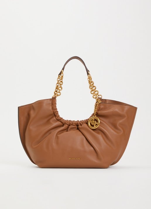 Michael Kors Indie schoudertas van leer