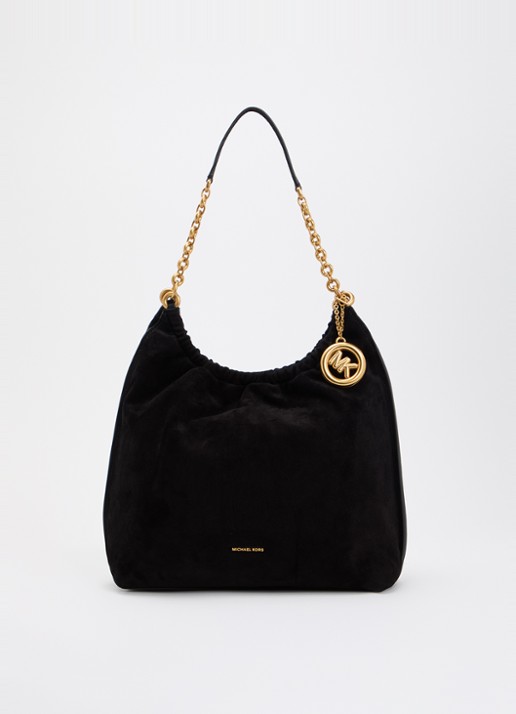 Michael Kors Indie schoudertas van suéde met kettingdetail