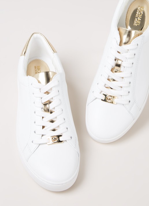 Michael Kors Irving sneaker van leer - detail 5 wit