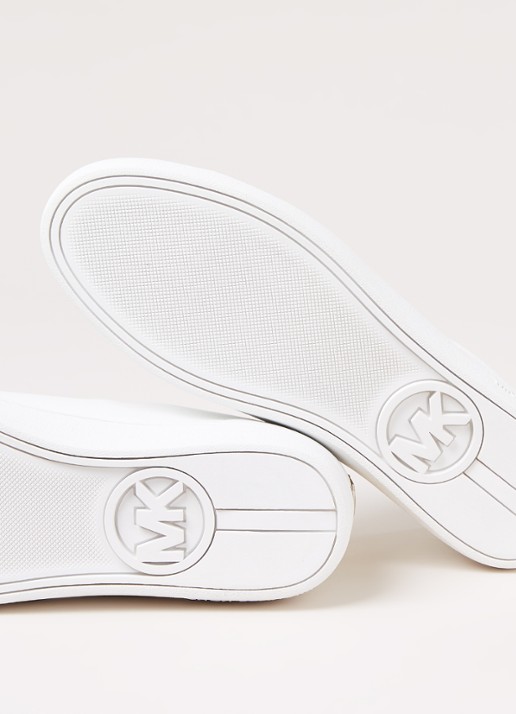 Michael Kors Irving sneaker van leer - detail 6 wit