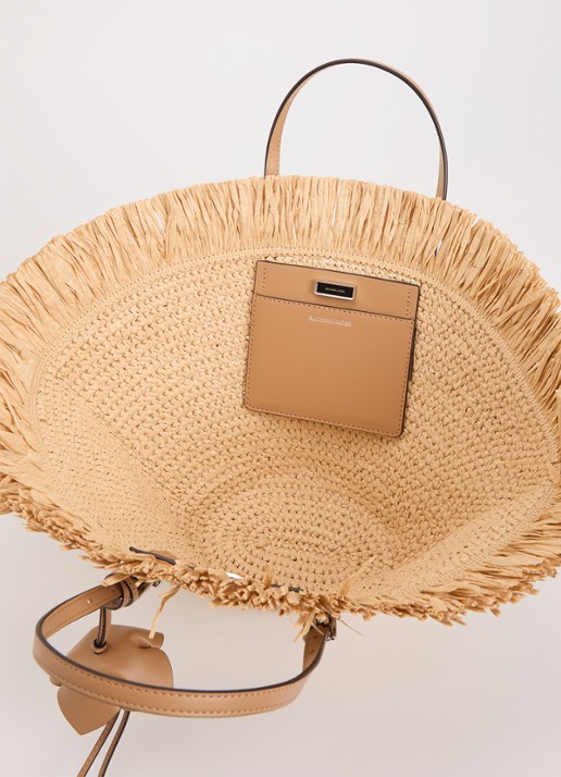 Michael Kors Isa shopper met tasbedel - detail 4 beige