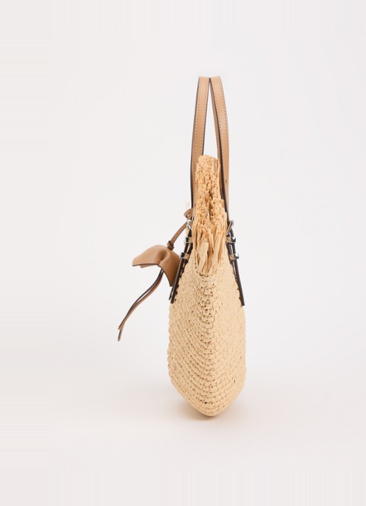 Michael Kors Isa shopper met tasbedel - detail 5 beige