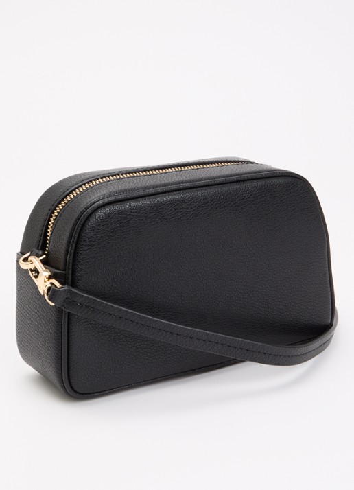 Michael Kors Jet Set Camera crossbodytas met afneembare schouderriem - achterkant zwart