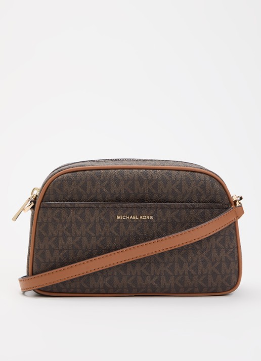 Michael Kors Jet Set crossbodytas met logoprint