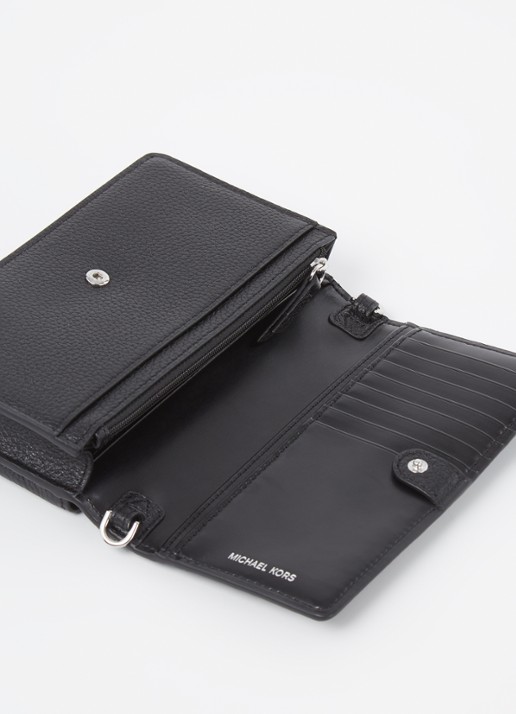 Michael Kors Jet Set Small crossbodytas van leer - detail 2 zwart