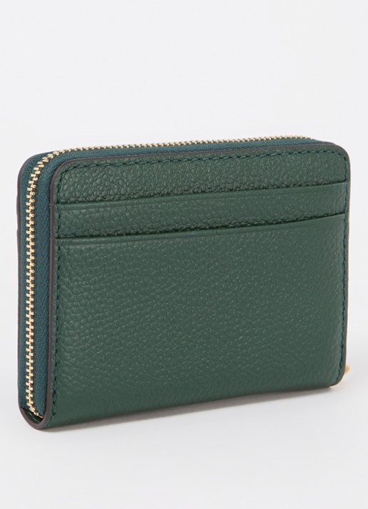 Michael Kors Jet Set Small portemonnee van leer - achterkant groen