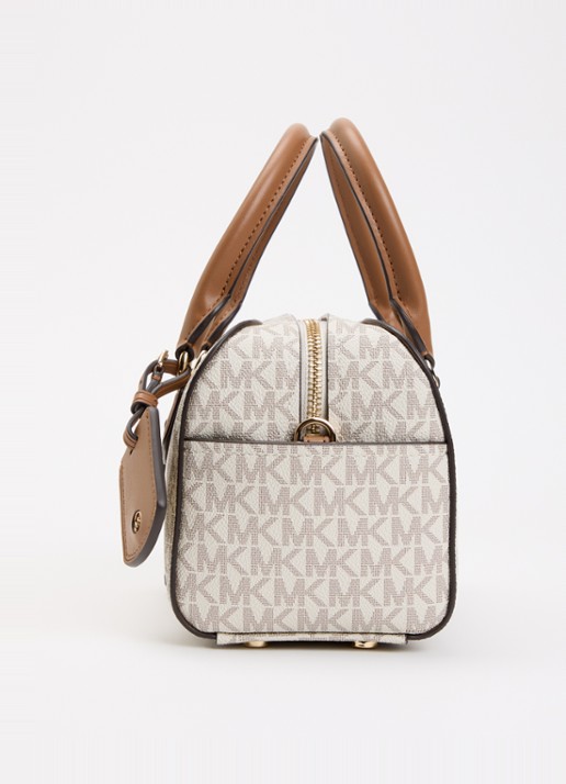 Michael Kors Jet set travel XS crossbodytas van canvas met logo  - detail 6 beige