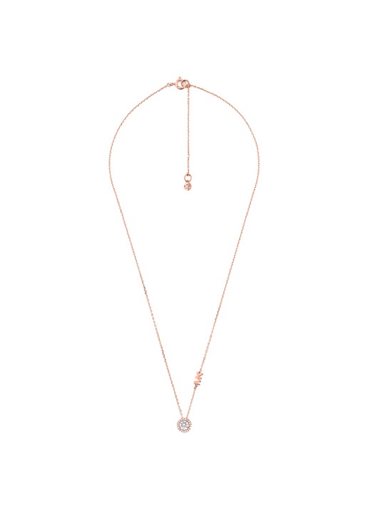 Michael Kors Ketting verguld MKC1208AN791 - voorkant 2 roségoud