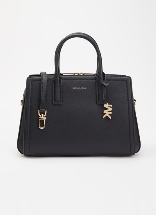 Michael Kors Laila handtas van leer met afneembare schouderriem