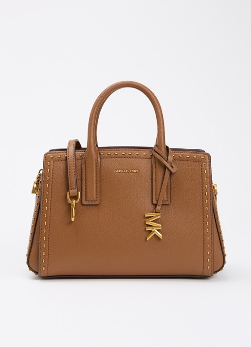 Michael Kors Laila handtas van leer met afneembare schouderriem