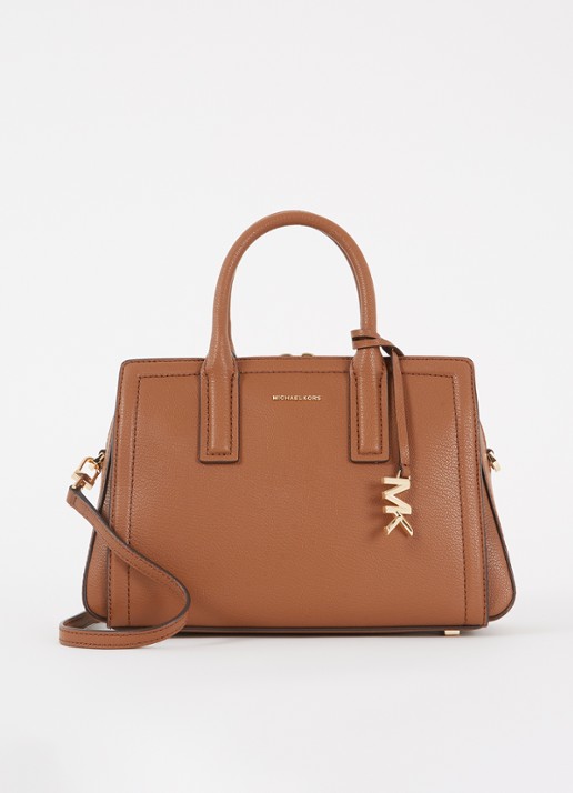Michael Kors Laila Small handtas met afneembare schouderriem  - voorkant 4 roestbruin