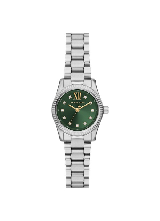 Michael Kors Lexington horloge MK7580 - voorkant 6 zilver