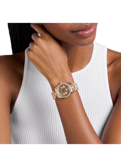 Michael Kors Lexington horloge MK7631 - detail 3 roségoud