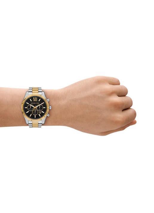 Michael Kors Lexington horloge MK9207 - detail 4 zilver