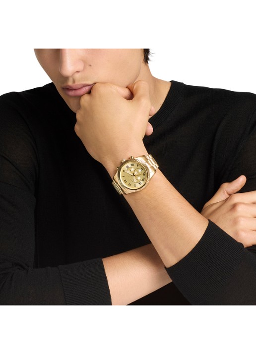 Michael Kors Lexington horloge MK9276 - detail 4 goud