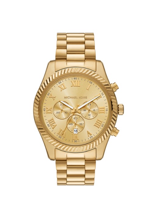Michael Kors Lexington horloge MK9276 - voorkant goud