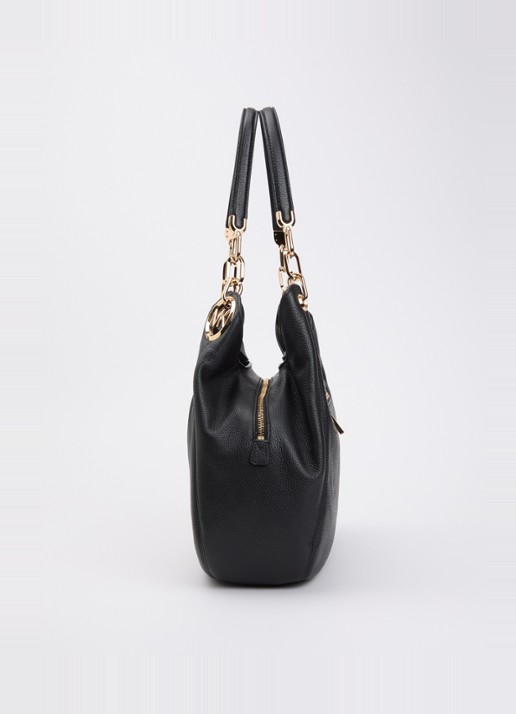 Michael Kors Lillie Large schoudertas met logo - detail 3 zwart