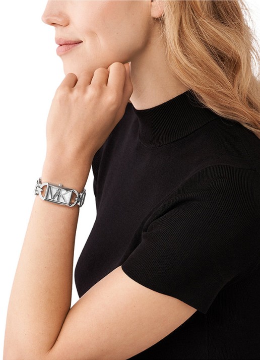 Michael Kors Mk Empire Horloge MK7407 - voorkant 2 zilver