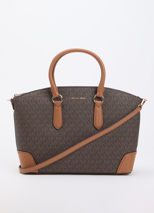 Michael Kors Murphy handtas met logoprint en leren details