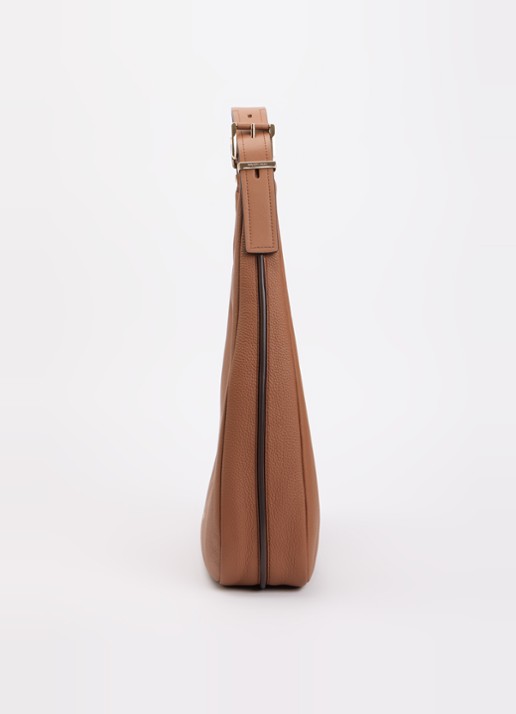 Michael Kors Nolita Large schoudertas van leer met verstelbare schouderriem - detail 5 hazelnootbruin