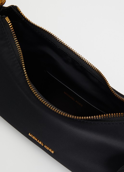 Michael Kors Nolita schoudertas met tasbedel  - detail 3 zwart