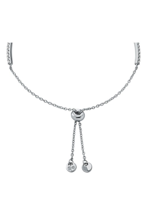 Michael Kors Premium armband met zirkonia MKC1715CZ040 - detail zilver