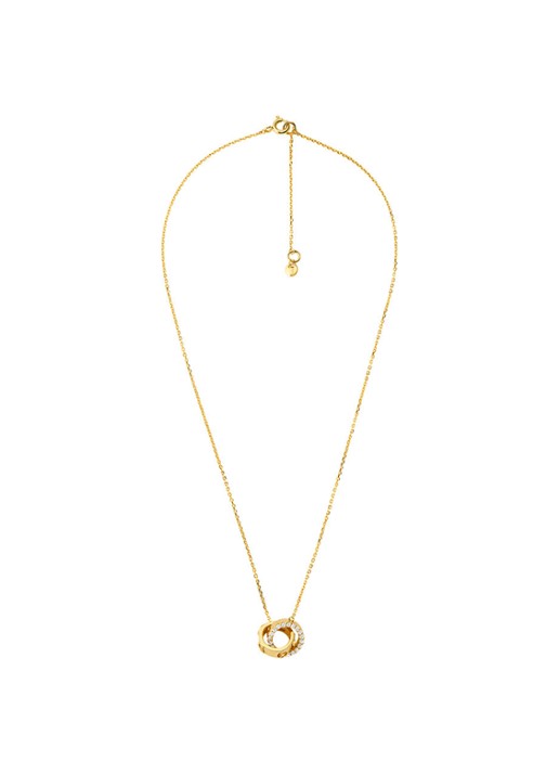Michael Kors Premium fijne ketting met zirkonia MKC1554AN710 - detail 3 goud