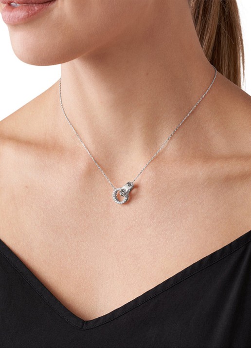 Michael Kors Premium ketting van sterling zilver MKC1554AN040 - voorkant 2 zilver