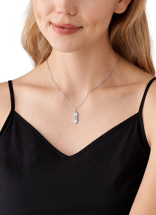Michael Kors Premium ketting van zilver MKC1729CZ040 - detail 3 zilver