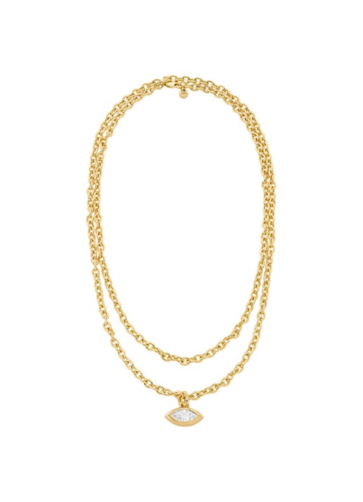 Michael Kors Premium ketting verguld MKJ8716710