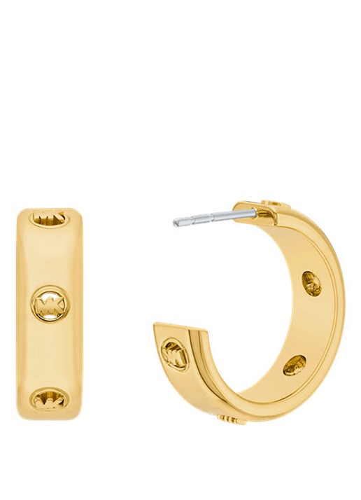 Michael Kors Premium oorringen MKJ8617710 - detail goud