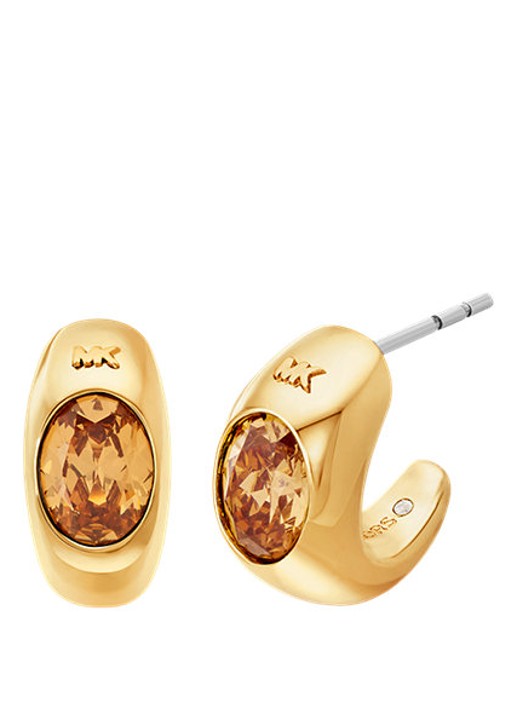 Michael Kors Premium oorringen verguld MKJ8479710