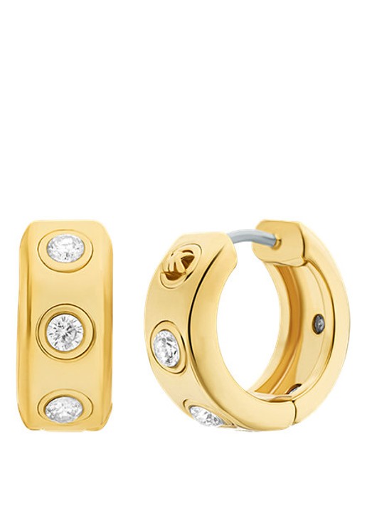 Michael Kors Premium oorringen verguld MKJ8652710 - detail goud