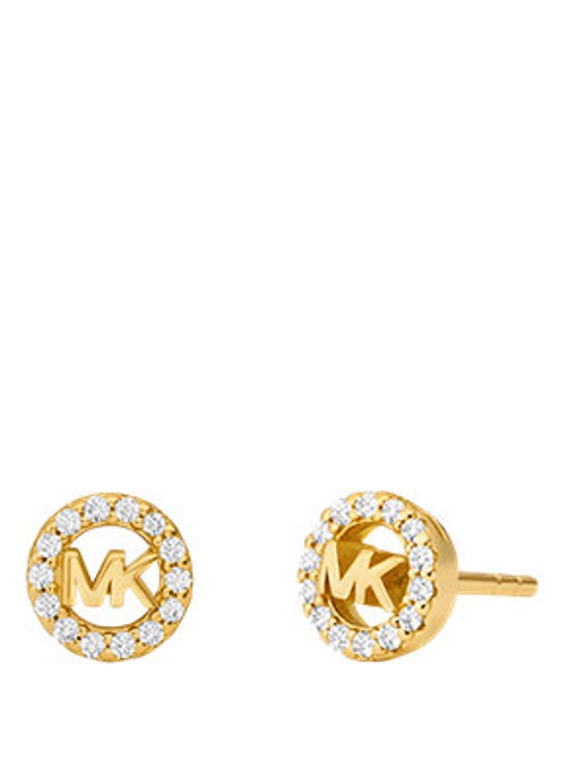 Michael Kors Premium set van ketting en oorknopjes MKC1837SET - detail 2 goud