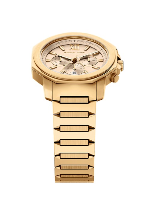 Michael Kors Prescott horloge MK9249 - detail 4 goud