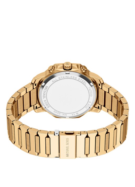 Michael Kors Prescott horloge MK9249 - detail 5 goud