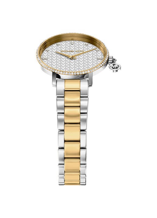Michael Kors Pyper horloge MK7574 - detail 4 zilver