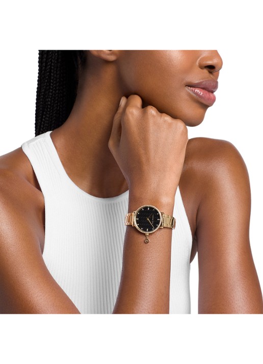 Michael Kors Pyper horloge MK7616 - detail 3 goud