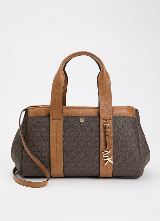Michael Kors Romee handtas met logoprint en afneembare schouderriem