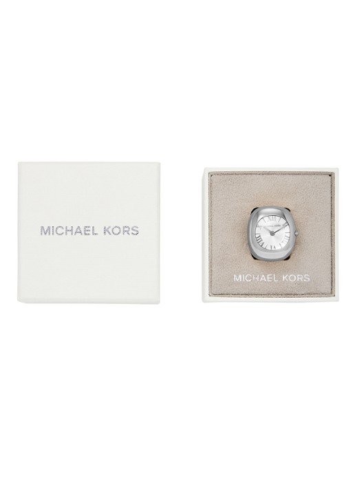 Michael Kors Rylee horloge ring MK4873 - detail 3 zilver
