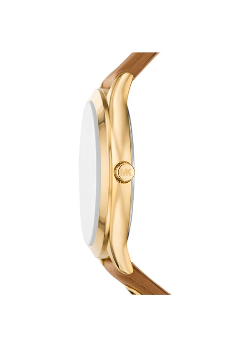 Michael Kors Slim Runway horloge MK7543 - detail 3 goud