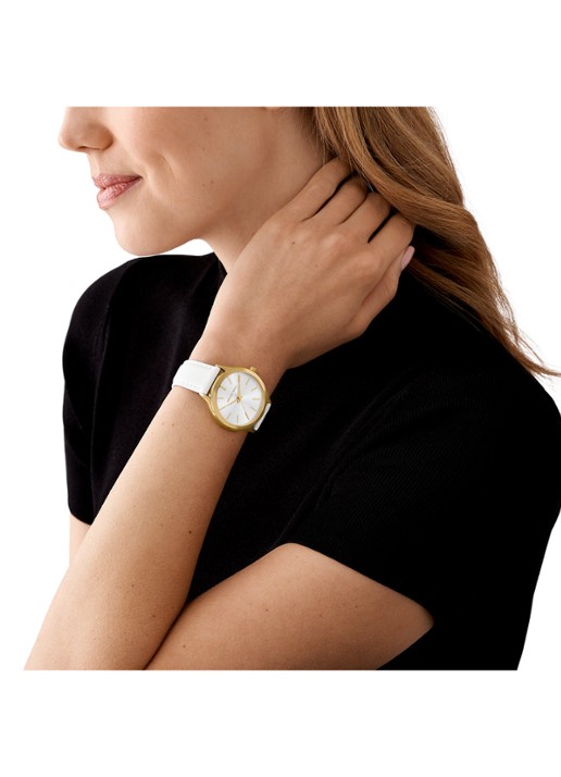 Michael Kors Slim Runway horloge MK7544 - detail 3 goud